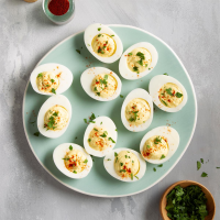 Creamy Deviled Eggs Recipe: How to Make It - Taste of Home image