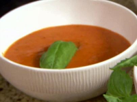 Creamy Tomato and Roasted Pepper Soup - Food Network image