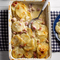 Scalloped Potatoes with Ham Recipe: How to Make It image