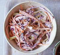 Tangy cabbage slaw recipe - BBC Good Food image