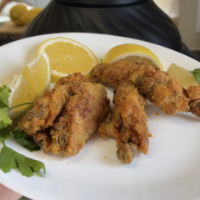 Lemon Pepper Air Fried Chicken Wings – Instant Pot Recipes image