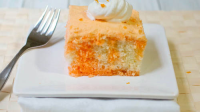 Orange Cream Poke Cake Recipe - BettyCrocker.com image