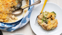 Cheesy Brown Rice, Broccoli and Chicken Casserole Recipe … image