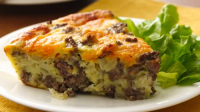 Gluten-Free Impossibly Easy Cheeseburger Pie Recipe ... image