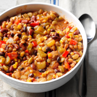 Slow-Cooked Bean Medley Recipe: How to Make It image