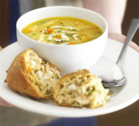 Chicken soup recipes - BBC Good Food image