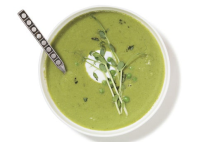 Green Pea Soup with Tarragon and Pea Sprouts Recipe | Bon ... image