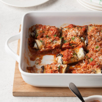 Eggplant Roll-Ups Recipe: How to Make It - Taste of Home image