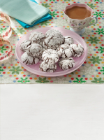 Easy Chocolate Crinkle Cookies Recipe - How to Make ... image