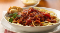 Spaghetti with Marinara Sauce Recipe - BettyCrocker.com image
