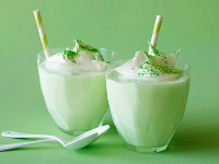St. Patrick's Day Mint Shakes Recipe | Food Network ... image