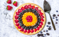 Best Fruit Tart Recipe - How to Make Fruit Tart - Delish image