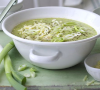 Courgette, potato & cheddar soup recipe - BBC Good Food image