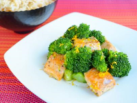 5-Ingredient Salmon and Broccoli Stir-Fry Recipe | Mich… image