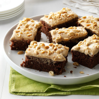 Chocolate-Peanut Butter Sheet Cake Recipe: How to Make It image
