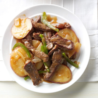 Pepper Steak with Potatoes Recipe: How to Make It image
