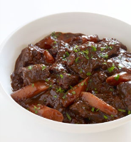 Mahogany Beef Stew with Red Wine and Hoisin Sauce Recip… image