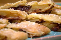 Puff Pastry Apple and Raisin Strudel Recipe | Dave ... image