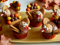 Thanksgiving Turkey Cupcakes Recipe | Food Network Kitchen ... image