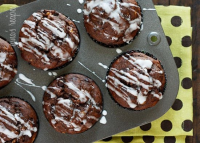 Chocolate Chocolate Chip Banana Muffins - Skinnytaste image