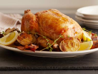Lemon and Garlic Roast Chicken Recipe | Ina Garten | Food Net… image