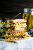Smashed Chickpea Salad Sandwich - Vanilla And Bean image