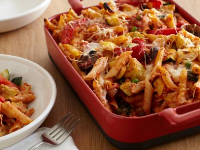 Baked Penne with Roasted Vegetables Recipe | Giada De L… image