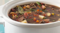 Slow-Cooker Vegetable Beef Soup Recipe - BettyCrocker.c… image
