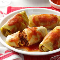 Meatball Cabbage Rolls Recipe: How to Make It image