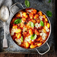 Tomato, pepper & bean one pot recipe - BBC Good Food image
