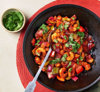 Cod & tomato traybake recipe | BBC Good Food image