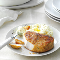 Parmesan-Breaded Pork Chops Recipe: How to Make It image