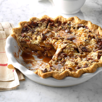 Caramel-Pecan Apple Pie Recipe: How to Make It image
