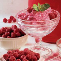 Raspberry Ice Cream Recipe: How to Make It - Taste of Home image