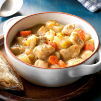 Skillet Chicken Stew Recipe: How to Make It - Taste of Home image