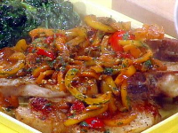 Pork Chops with Sweet and Hot Peppers Recipe - Food Network image