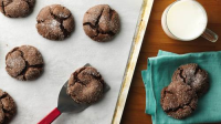 Easy Chocolate Crinkle Cookies Recipe - How to Make Chocola… image
