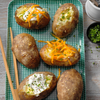 Air-Fryer Baked Potatoes Recipe: How to Make It image