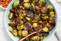 Best Honey Balsamic Glazed Brussels Sprouts Recipe - Deli… image
