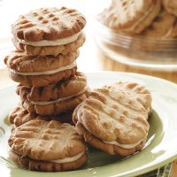 Peanut Butter Sandwich Cookies Recipe: How to Make It image