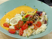 Oven Roasted Red Snapper Fillets with Tomatoes and Onions image