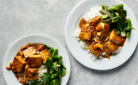 Crispy Tofu With Cashews and Blistered Snap Peas Recipe ... image