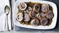 Breast of lamb baked with onions recipe - BBC Food image