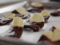 Chocolate-Covered Potato Chips Recipe | Ree Drummond … image