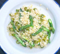Asparagus risotto recipe - BBC Good Food image
