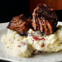 The absolute BEST Slow Baked Oven Roasted Beef Short Ribs image