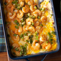 Oven-Baked Shrimp & Grits Recipe: How to Make It image