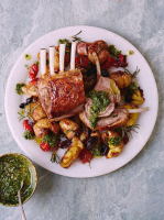 Roast rack of lamb recipe | Jamie Oliver lamb recipes image