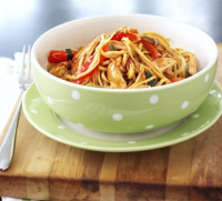 Chicken chow mein recipe | BBC Good Food image