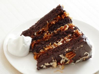 German Chocolate Cake With Coconut-Pecan Cajeta Frosting image